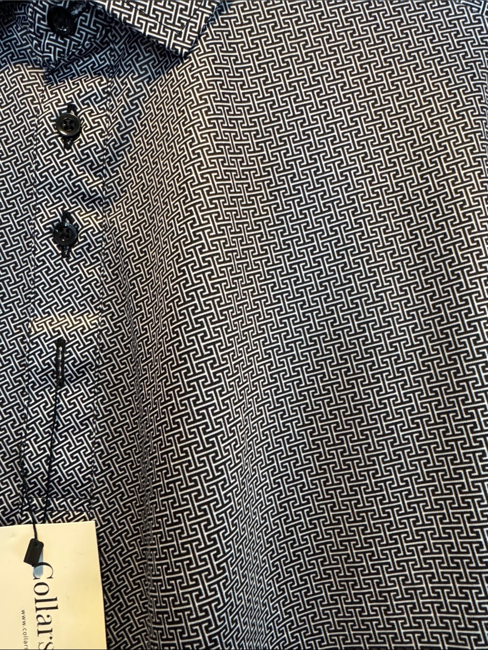 Collars & Co Dark The Xeron Polo Shirt XL Dress Collar Performance NWT - Picture 7 of 7